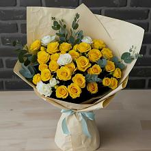 Букет цветов из:  Розы #REPLACE_PRED# Мильково