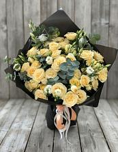 Букет цветов из:  Розы и Лизиантусы в Мильково