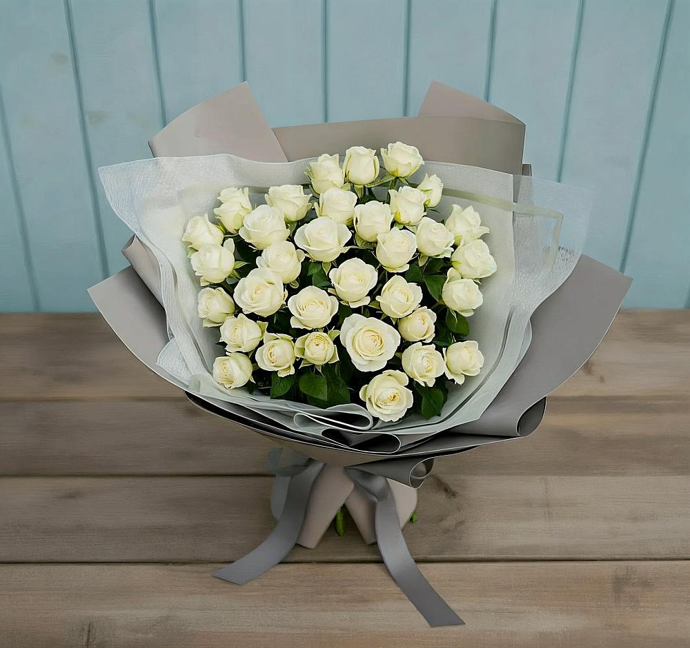 Букет Белоснежная нежность в Мильково