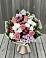 Букет цветов из: Альстромерии, Гвоздики, Розы и Хризантемы в Мильково