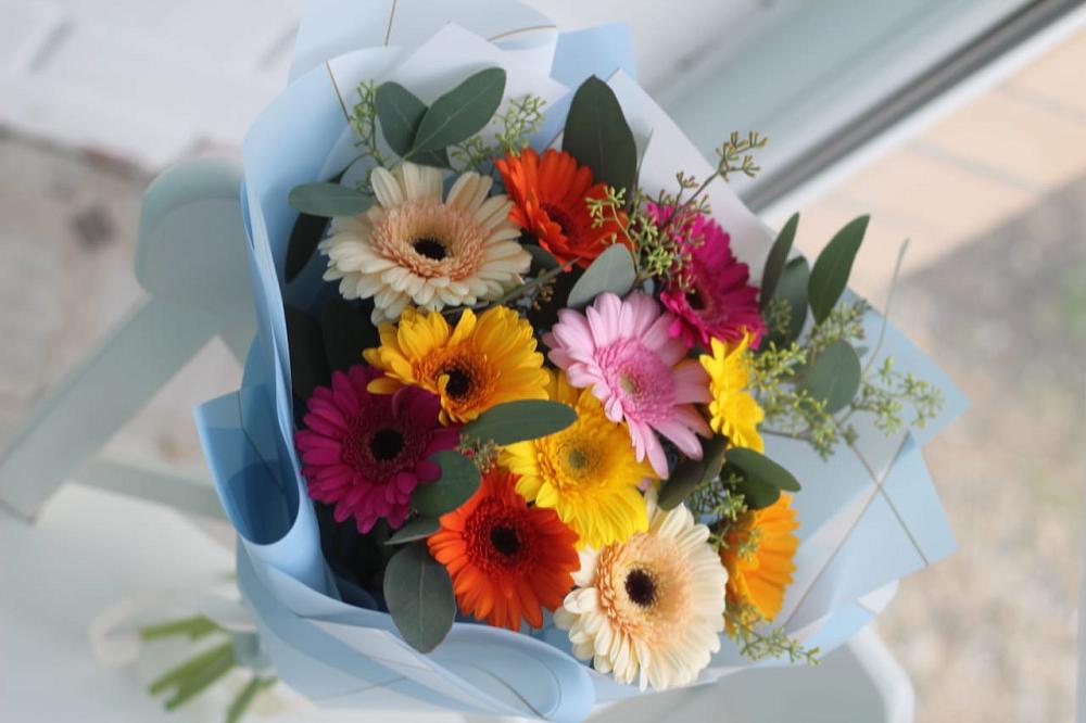 Букет цветов из: Герберы в Мильково