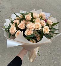 Букет Кремовые розы Латте в Мильково