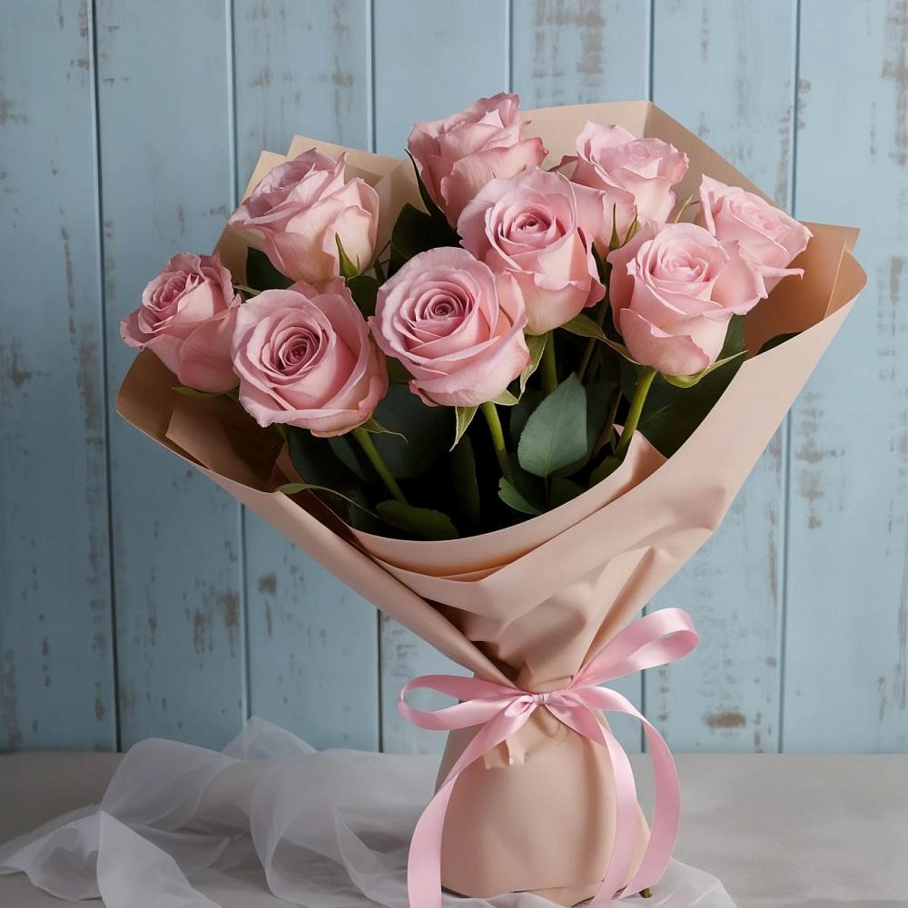 Букет цветов из: Розы в Мильково