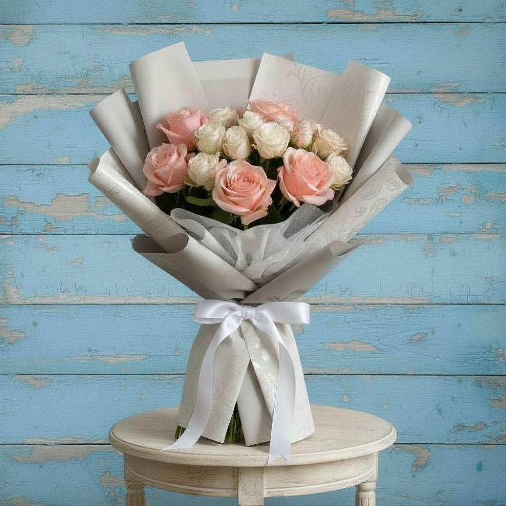 Букет цветов из: Розы в Мильково