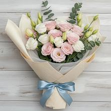 Букет цветов из:  Лизиантусы в Мильково