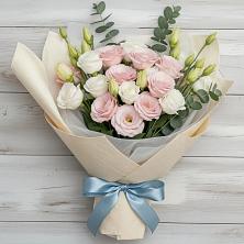 Букет цветов из:  Лизиантусы в Мильково