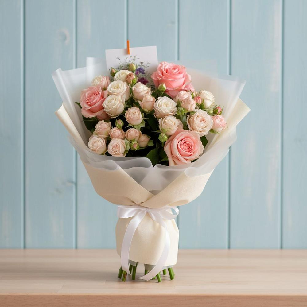 Букет цветов из: Розы в Мильково