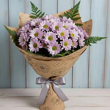 Букет цветов из:  Хризантемы #REPLACE_PRED# Мильково