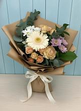 Букет цветов из:  Герберы и Хризантемы в Мильково