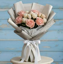 Букет цветов из:  Розы #REPLACE_PRED# Мильково