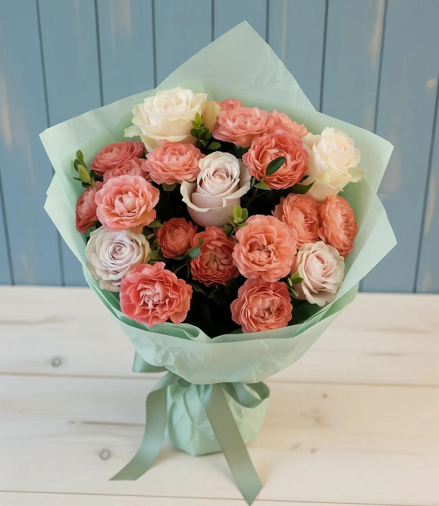 Букет цветов из: Розы в Мильково