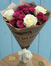 Букет цветов из:  Розы #REPLACE_PRED# Мильково