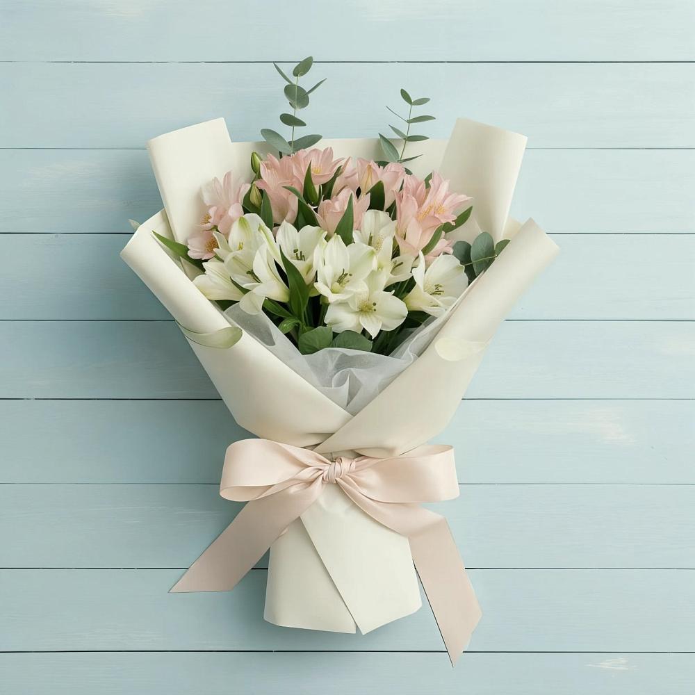 Букет цветов из: Альстромерии в Мильково