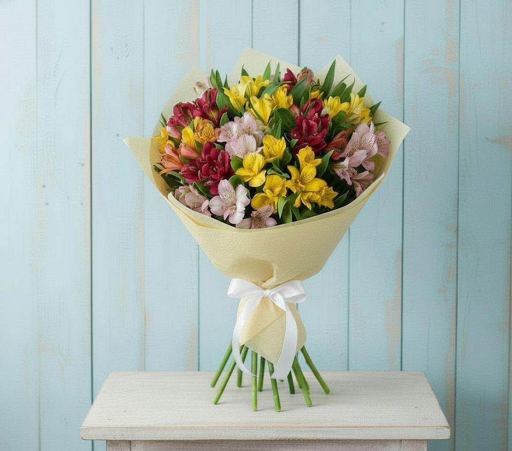 Букет цветов из: Альстромерии в Мильково
