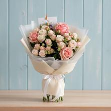Букет цветов из:  Розы #REPLACE_PRED# Мильково