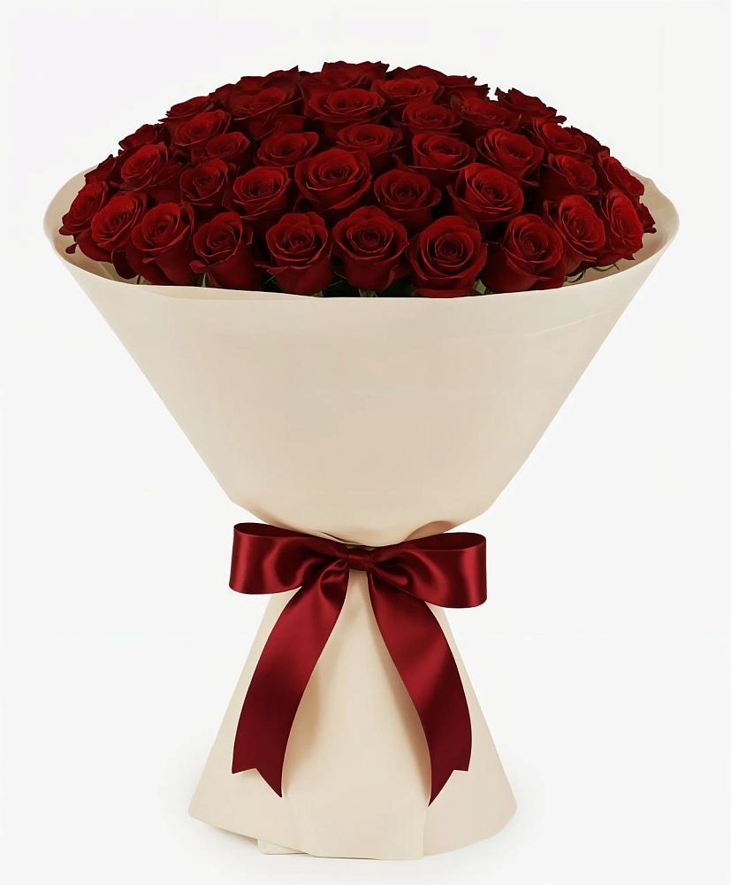 Букет 101 Бордовая роза Блэк Бакарра в Мильково