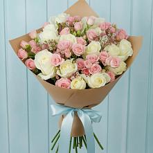 Букет цветов из:  Розы в Мильково