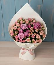 Букет цветов из:  Розы #REPLACE_PRED# Мильково